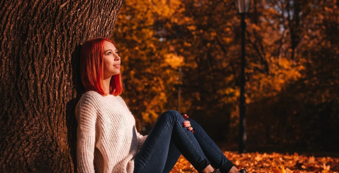 Individuele herfst fotoshoot in Praag